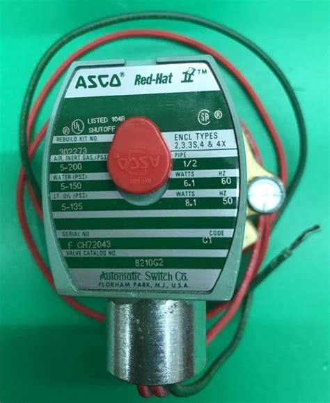 asco red hat metallic enclosures type 7b|asco red hat solenoid.